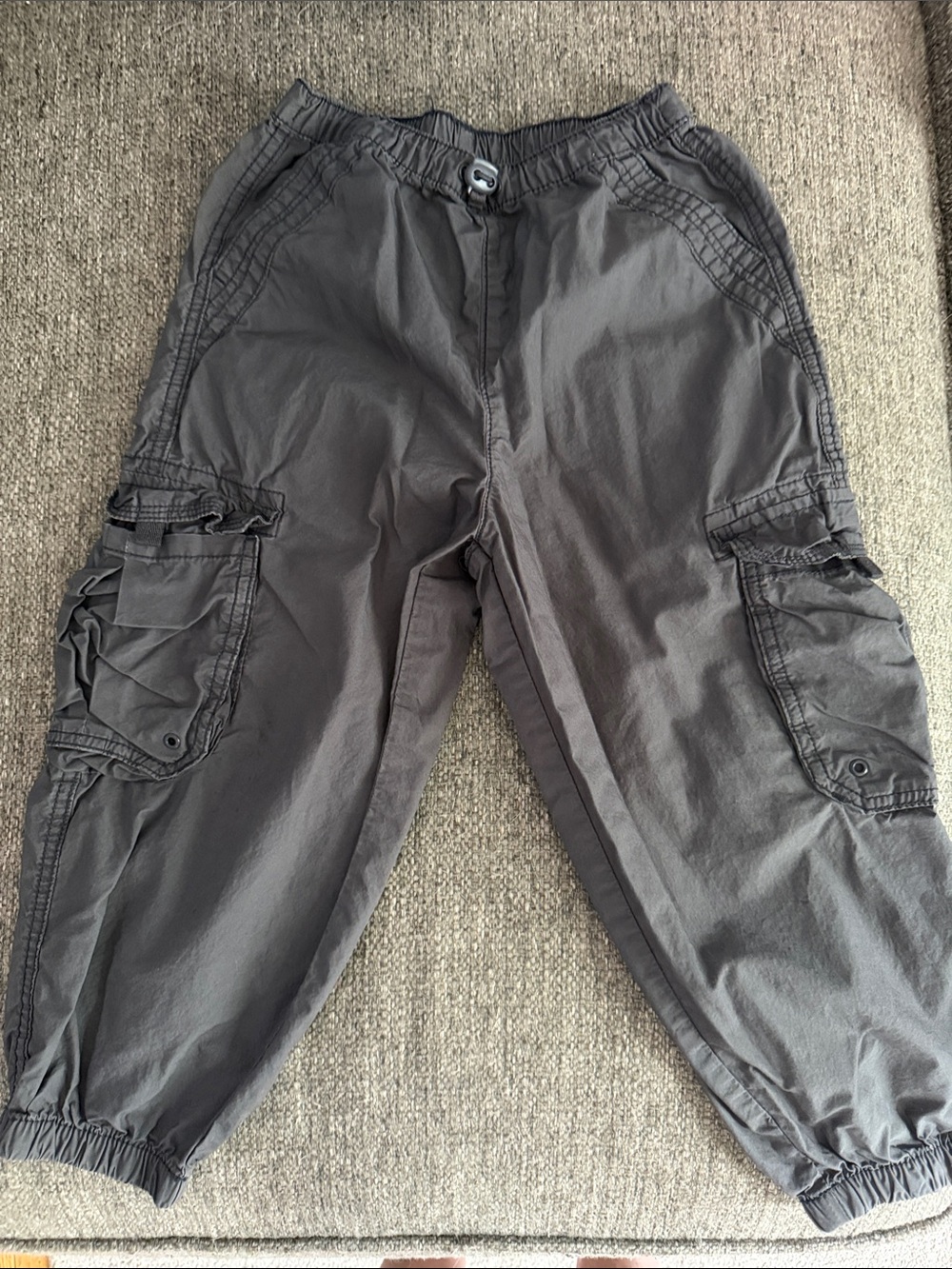 next Men's Dark Gray Cargo Jogger Pants